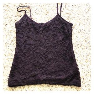 ❤️Plum lace cami sweetheart neckline